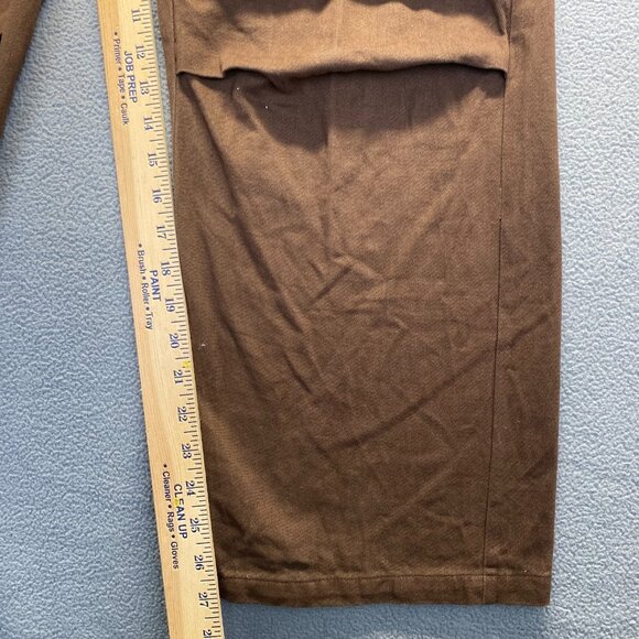 CIDER Wide Leg Cargo Pants Size Small Women Brown Zipper ,Hiking,Outdoor - Picture 6 of 11